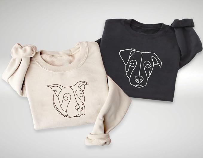 NAZENTI Personalized Dog Mom Sweatshirt, Custom Design Your Own Shirt From Photo - Image 4