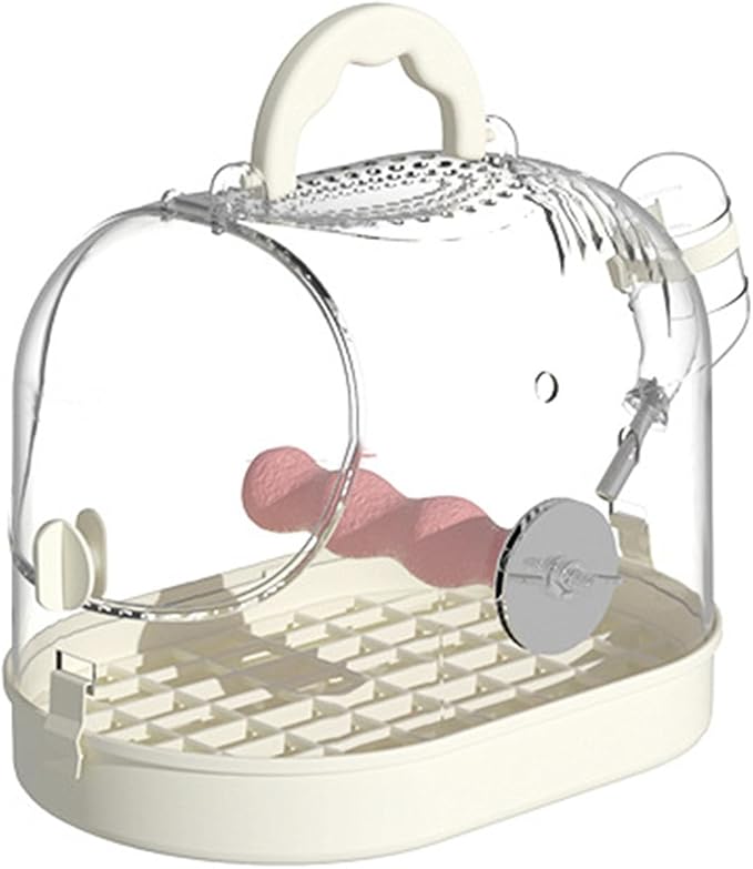 Easy to Carry Bird Cage with Watering Bottle High Ventilated Carriers Travel - Image 9