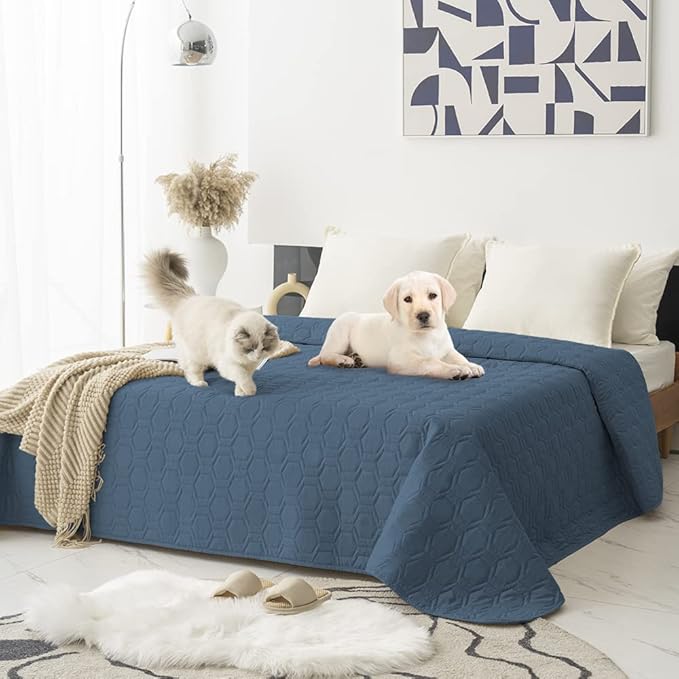 Waterproof and Anti-Slip Dog Bed Cover and Pet Blanket Sofa Pet Bed Mat ，car by TcksstexFauxFurDogBedCover