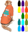 Custom Dog Hoodie Personalized Photo Text Logo Name Dog Clothes, Soft & Warm by Mynvzrk