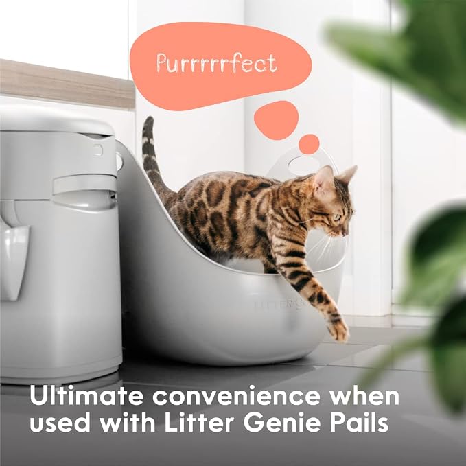 Litter Genie Cat Litter Box | Portable, High Sided Cat Litter Box - Image 6