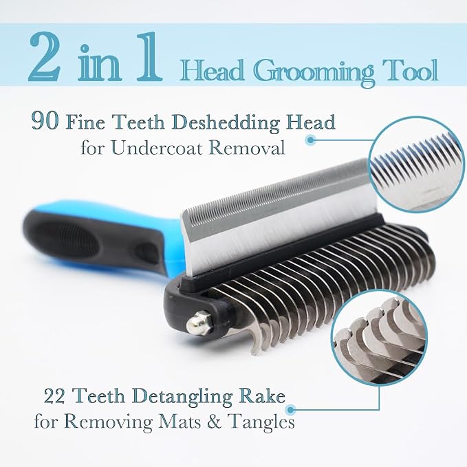 Dog Brush for Shedding 2-in-1 - Image 3