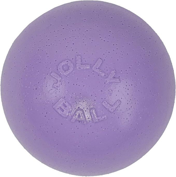 Jolly Pets Bounce-n-Play Dog Toy Ball, 4.5 Inches/Small, Light Purple by JollyPets