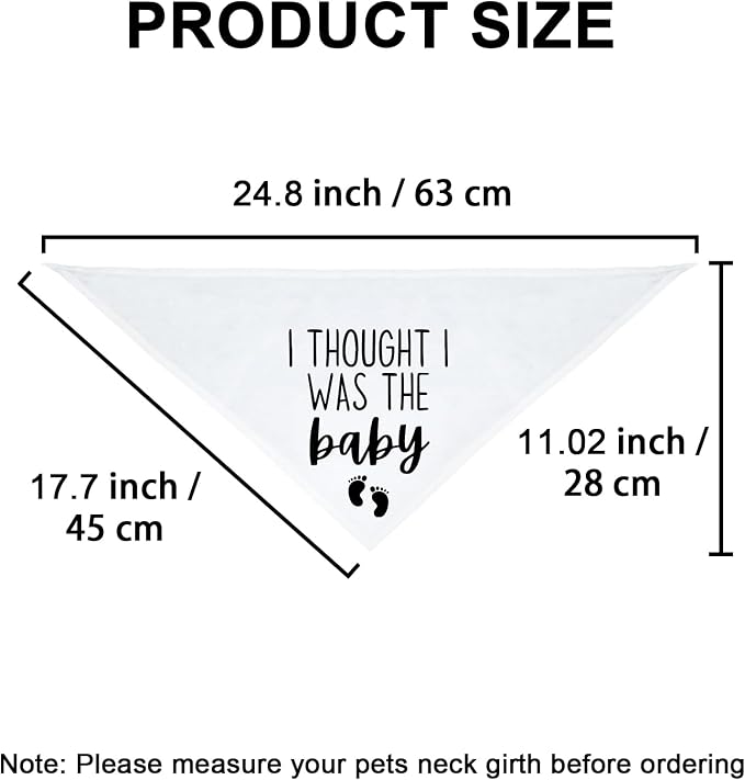 Dog Pregnancy Announcement Bandana - Image 3