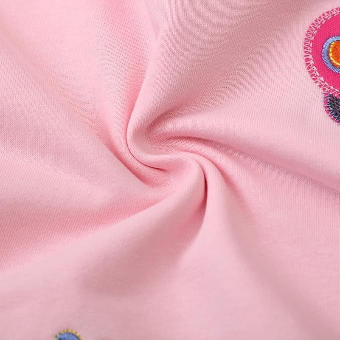Toddler Baby Girls Cotton Sweater, Long Sleeve Crewneck Sweatshirt Pullover - Image 6