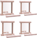 HANZE Bird Mirror With Swing, Hummingbird Perches by HANZE