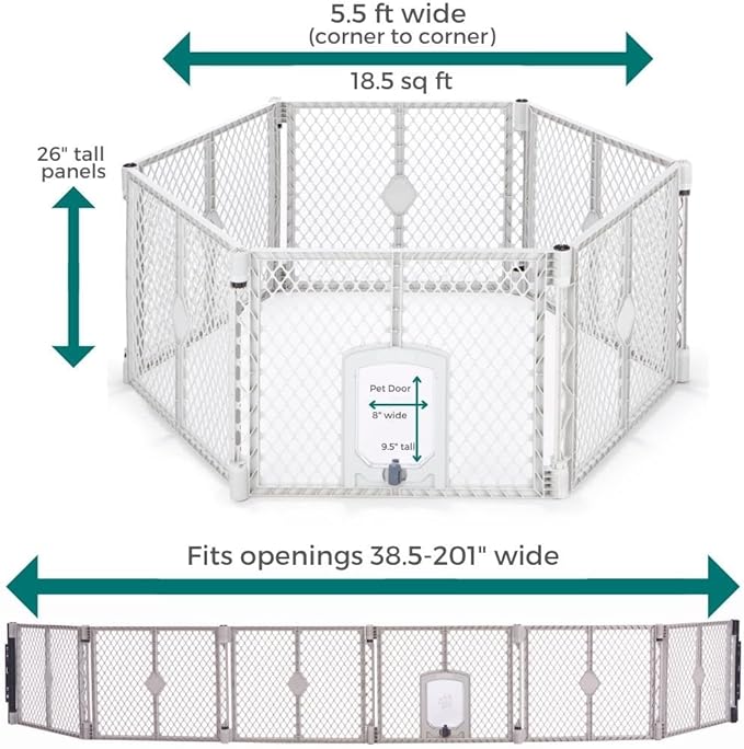 MyPet North States Petyard Passage: 6-Panel Dog Playpen or Dog Fence, Wall - Image 6