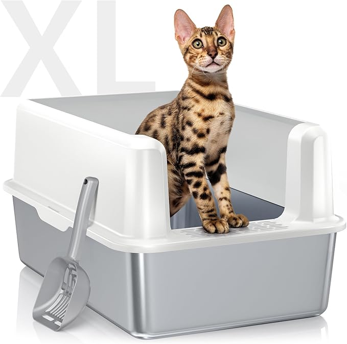 Stainless Steel Cat Litter Box by CatLitterBox