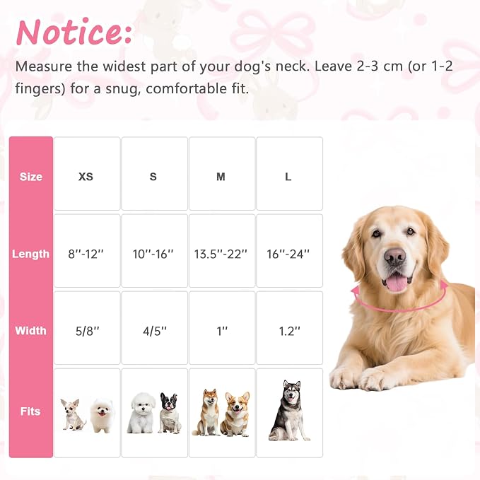 Easter Dog Collar, Spring Pink Dog Collar - Image 2
