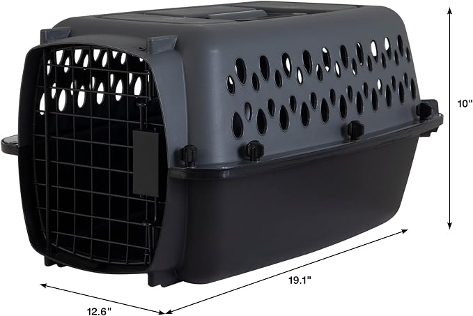 Petmate Pet Porter Dog Kennel 19", Dark Gray & Black, - Image 6