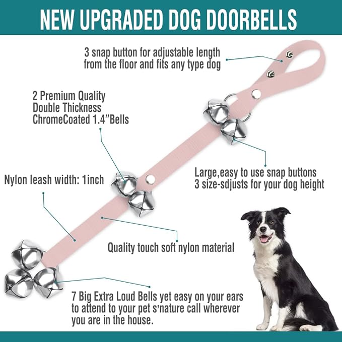 BLUETREE Dog Doorbells Premium Quality Training Potty Great Dog Bells - Image 2