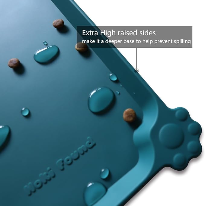 Hoki Found Large Silicone Pet Food Mats Tray - Image 2