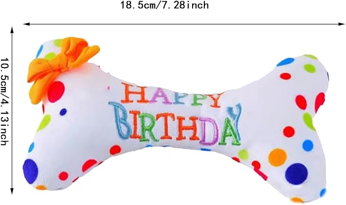 Puppy Chew Toys, Durable Fabric Indestructible Squeaky Dog Toy - Image 2