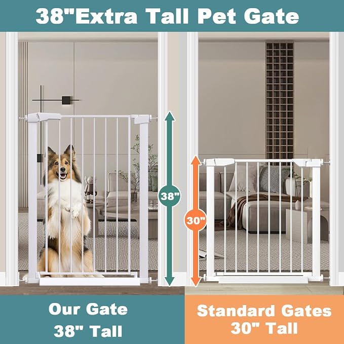 Fairy Baby 38" Extra Tall Pet Gate - Image 3
