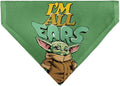 Star Wars Pet Bandana Star Wars Grogu Im All Ears Pose Green Slip On Collar by Buckle-Down