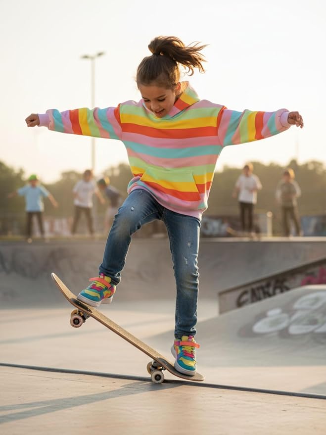 WELAKEN Sweatshirts for Girls Toddler & Kids II Little Girl's Pullover Tops - Image 4