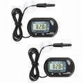 AQUANEAT 2 Pack Aquarium Thermometer, Fish Tank Thermometer, Digital by Aquaneat