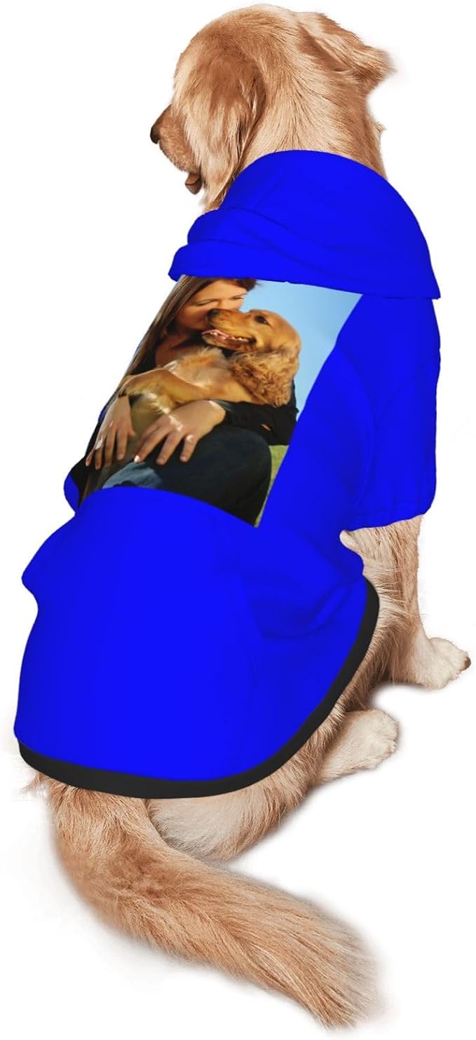 Custom Dog Hoodie Add Your Design Soft & Warm Personalized Photo Text Logo Name - Image 3