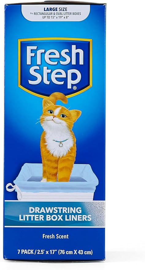 Fresh Step Drawstring Large Litter Box Liners | Heavy Duty Liners - Image 2