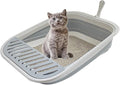 Collapsible Kitten Litter Box, 17.7 x 13.4 x 5 inch Open Cat Potty Pan by chuyouan