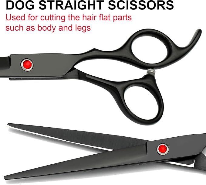 Professional Dog Grooming Scissors Set Stainless Steel Dog Grooming Kit - Image 5