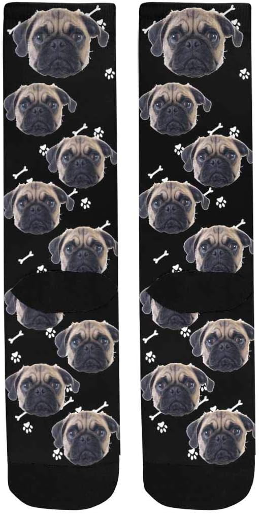 Custom Face Socks, Personalized Dog Lover Pet Photo Picture on Socks Unisex - Image 4