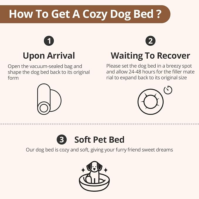 JOLLYVOGUE Calming Dog Bed for Small Dogs - Image 8
