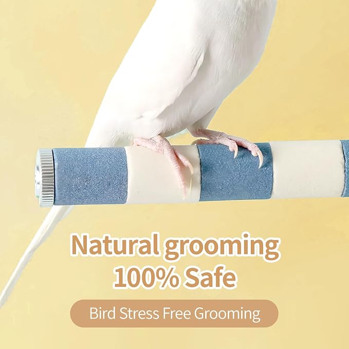 AOTU Natural Sandstone Parrot Perch Bird Perches - Image 4