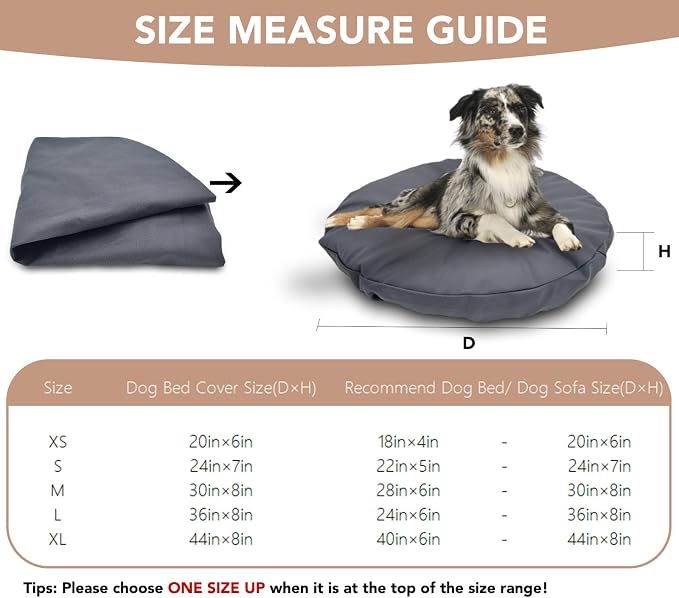 Dog Bed Cover Waterproof Machine Washable Replacement Mattress Protector Pet - Image 4