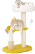 Happi N Pets Cloud Cat Tree, 31.5in Multi-Level Indoor Cat Tower by HappiNPets