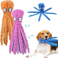 Octopus Dog Toys, No Stuffing Crinkle Dog Toys by AprYew