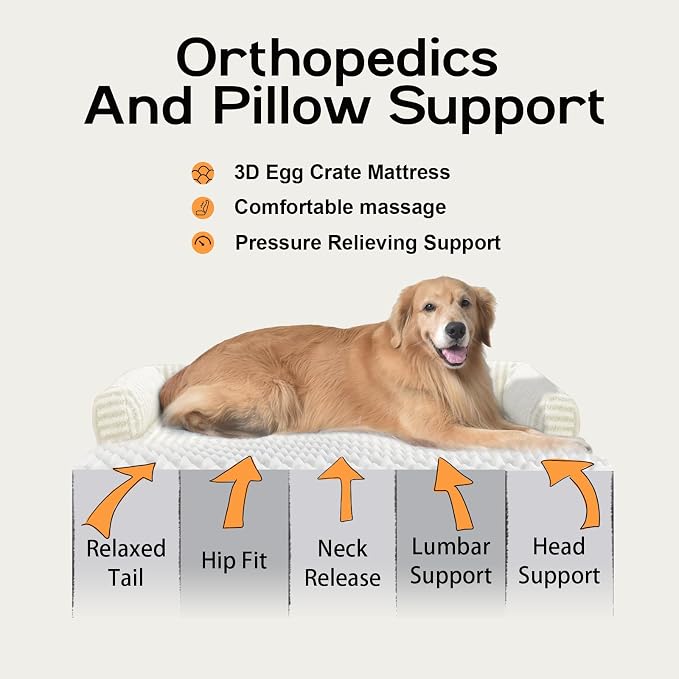 Dog Bed Medium Size Dog-Orthopedic Waterproof Bed - Image 2
