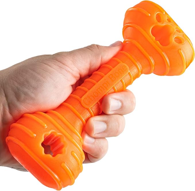 Jersey Dog Co Chompi Dog Bone, Rubber-Free Fillable Dog Bone Treat Holder - Image 4