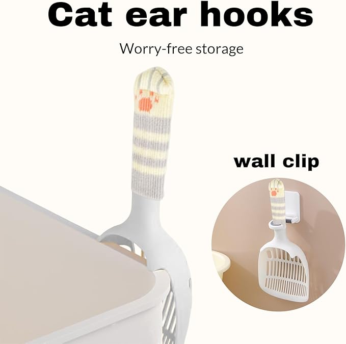 Cat Scooper for Litter Box, Cat Litter Scoop, Kitty Litter Scoop, Cat and Dog - Image 3