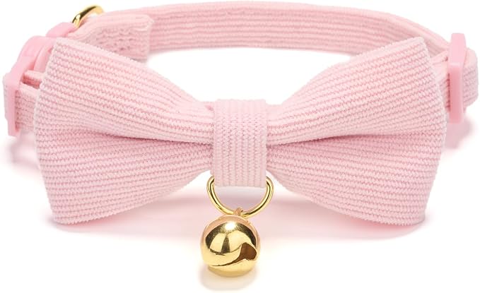 2 Pack Soft Corduroy Cat Collars - Image 2