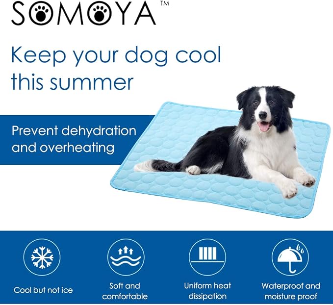 SOMOYA Dog Self Cooling Mat Pet Washable Cooling Pads Blanket Sleeping Kennel - Image 9