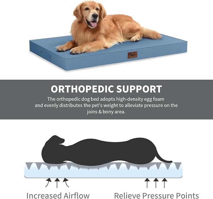 Outdoor Extra Large Dog Bed, Jumbo Waterproof Dog Bed - Image 2