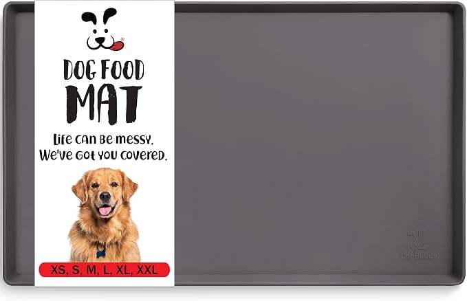 DogBuddy Dog Food Mat – Waterproof Dog Bowl Mat by DogBuddy