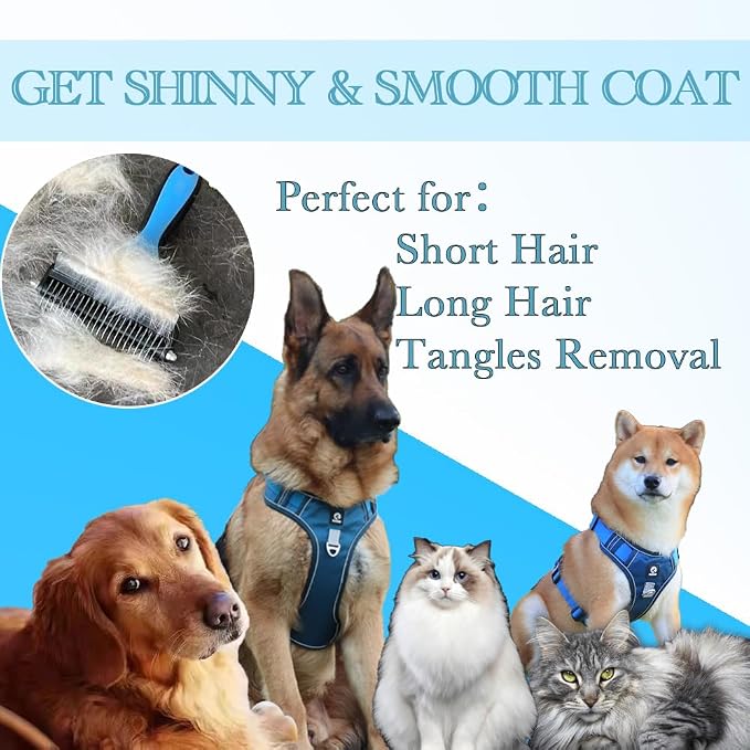 Dog Brush for Shedding 2-in-1 - Image 5