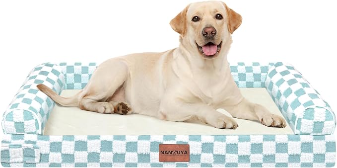 Large Dog Bed Orthopedic Washable: Beds Bolster XL Bed Large Big Dogs Egg Crate by Nanuya