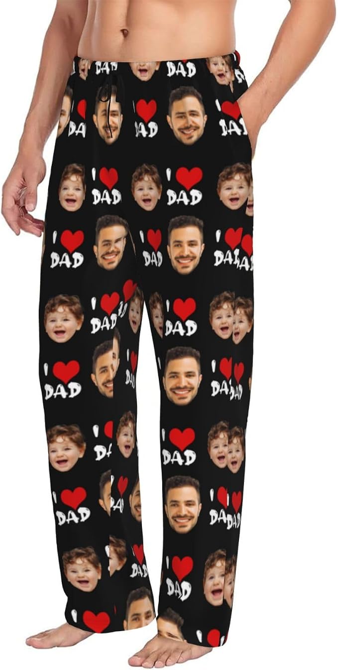 Custom Pajama Pants with Face customized PJ Pants Christmas Valentine gifts - Image 5
