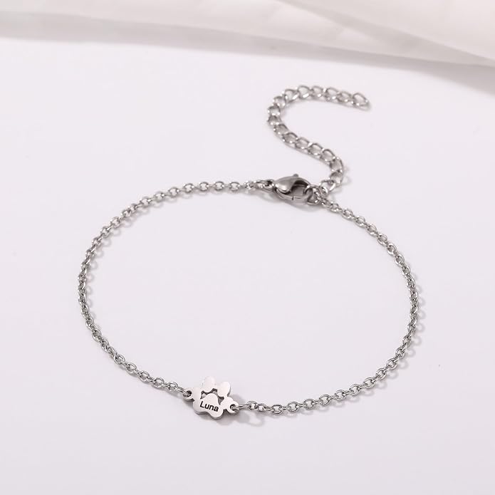 MeMeDIY Personalized Paw Print Bracelet - Image 2