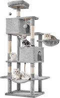 Sweetcrispy 66 inch Cat Tree Tower, Large Multi Level Cat Climbing Tower by Sweetcrispy