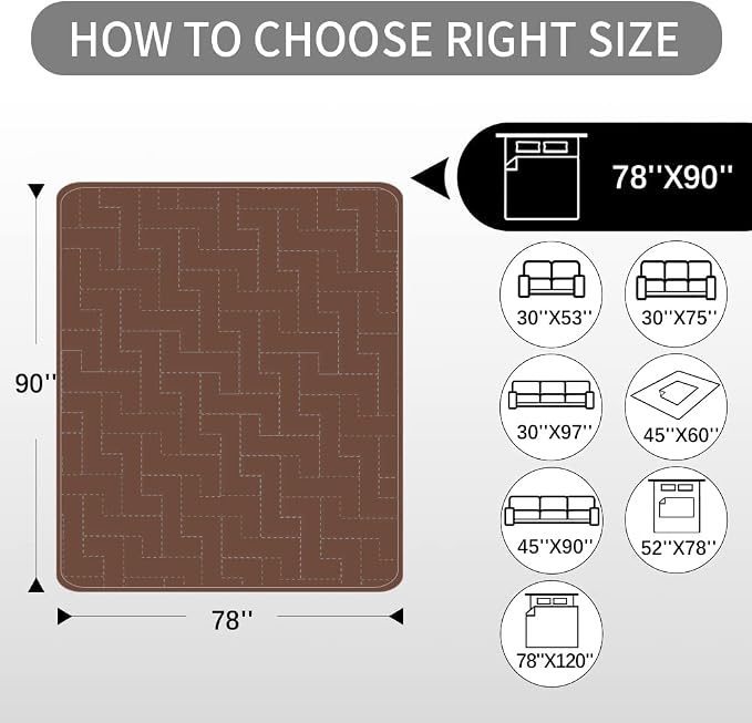 fuguitex Waterproof Dog Bed Cover Couch Cover - Image 7