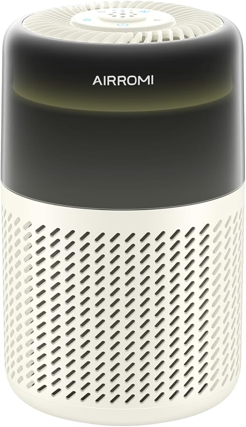 AIRROMI HEPA Air Purifier for Bedroom&Home, Pet Air Purifier for Home Pets by AIRROMI
