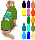 Customized Dog Hoodie with Name Logo Personalized Text Soft & Warm by Mynvzrk