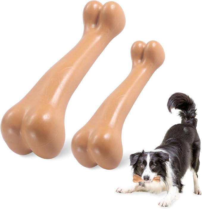2 Pack Durable Dog Chew Toys for Aggressive Chewers-Puppy Teething Toys by Unknown