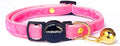 Safety Quick Release Cat Collars, Double Velvet by Cognatio