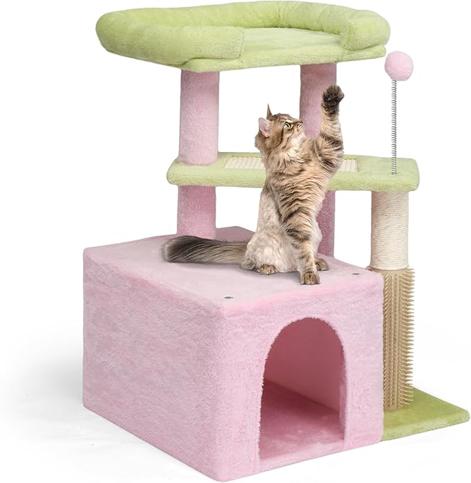VINGLI Cat Tree, 27 inch Small Cat Tower by VINGLI