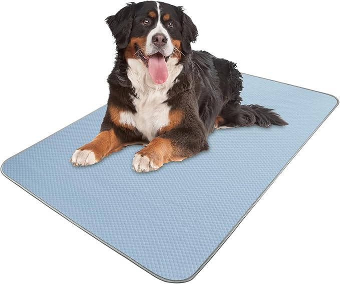 Summer Dog Cooling Mat Washable Ice Silk Self Cool Pad by Buvlnee